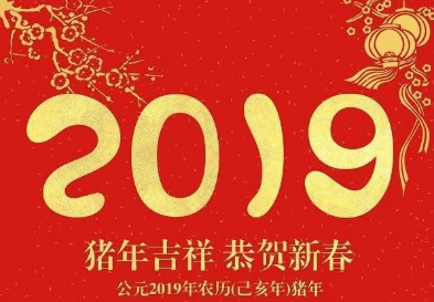 萊雷科技2019年春節放假通知